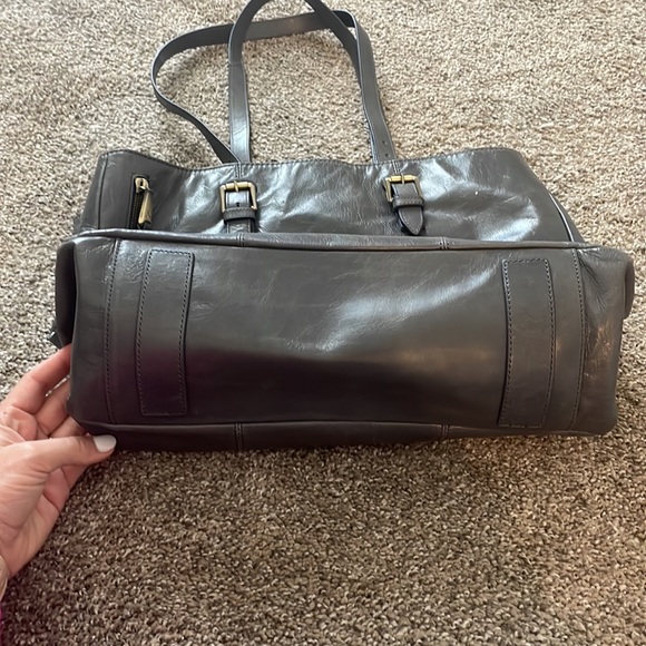 HOBO gray leather tote - Picture 2 of 5